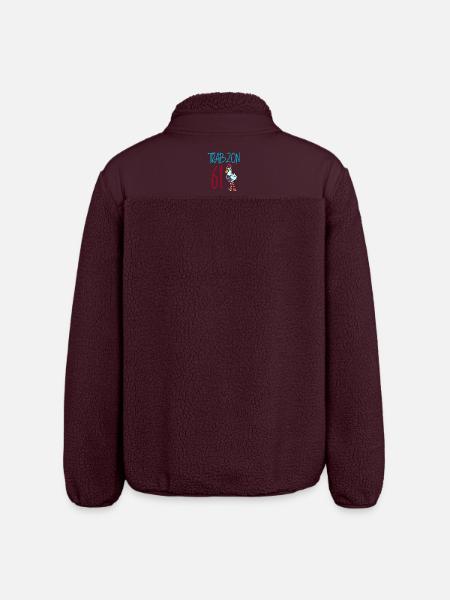 Trabzon 61 Turkey city - Relaxed Fit Unisex Sherpa Jacket by Stanley/Stella - maroon