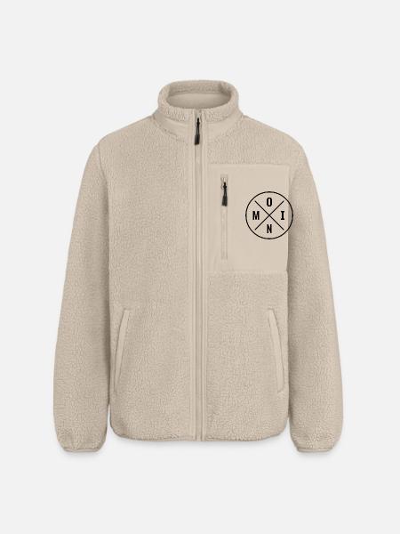 MOIN - Relaxed Fit Unisex Sherpajacke von Stanley/Stella - Beige