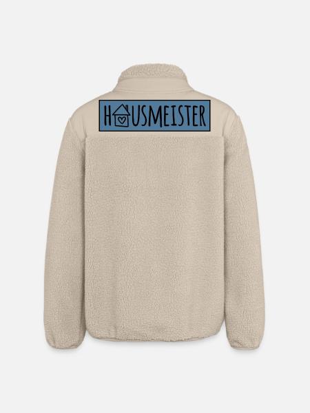 Hausmeister - Relaxed Fit Unisex Sherpajacke von Stanley/Stella - Beige