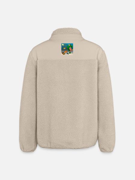 Marine life - Relaxed Fit Unisex Sherpa Jacket by Stanley/Stella - beige