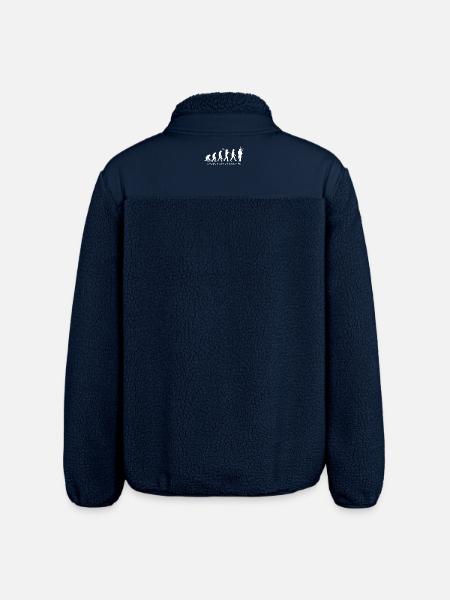 bagpipes - Relaxed Fit Unisex Sherpa Jacket by Stanley/Stella - navy