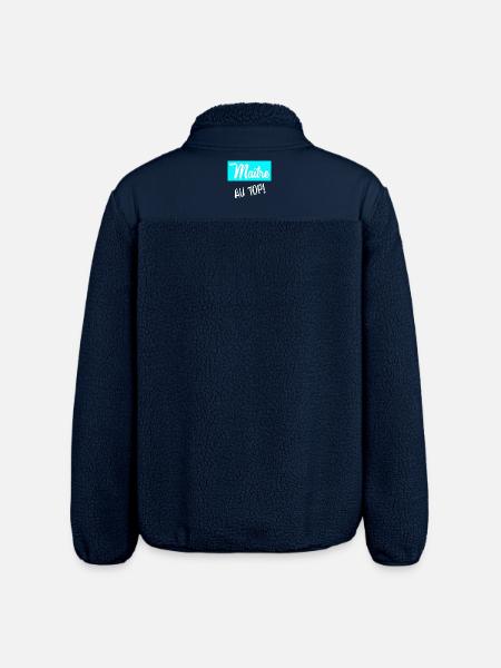 MAÎTRE. MAITRE - Veste sherpa unisexe coupe décontractée Stanley/Stella - marine