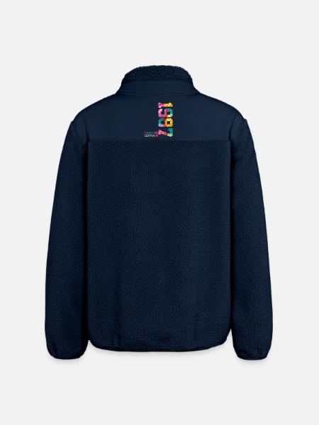 39TH BIRTHDAY LIMITED EDITION 1987 - Relaxed Fit Unisex Sherpa Jacket by Stanley/Stella - navy