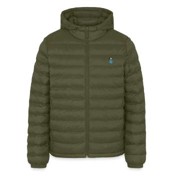 Kätzchen-in-deiner Taschenherz-Thema - Lightweight Männer Steppjacke von Stanley/Stella - Khaki - Vorne