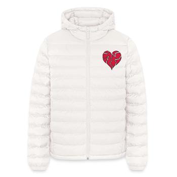 HEARTBROKEN <3 - Lightweight Männer Steppjacke von Stanley/Stella - Gebrochenes Weiß - Vorne