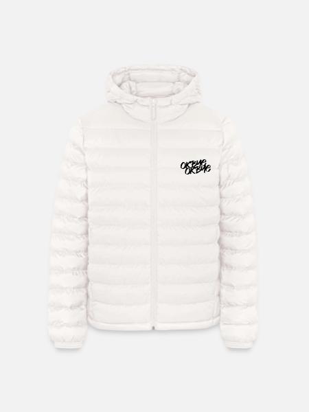 OKBYEOKBYE - Lightweight Männer Steppjacke von Stanley/Stella - Gebrochenes Weiß