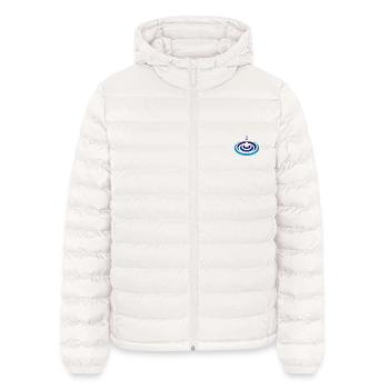 Wassertropfen Logo - Lightweight Männer Steppjacke von Stanley/Stella - Gebrochenes Weiß - Vorne