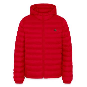 Halloween Sensenmann  mit Kaffeebecher - Lightweight Männer Steppjacke von Stanley/Stella - Rot - Vorne
