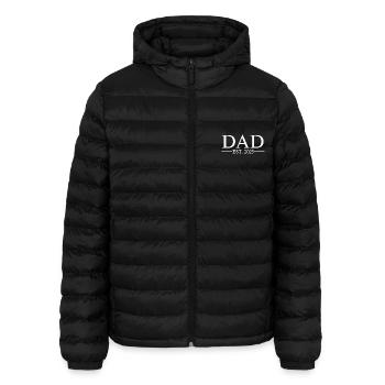 Dad EST 2025 - Lightweight Männer Steppjacke von Stanley/Stella - Schwarz - Vorne