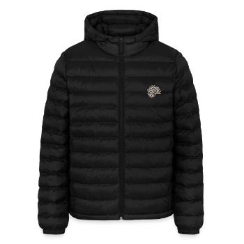 Ammonitenspirale Linienkunst - Lightweight Männer Steppjacke von Stanley/Stella - Schwarz - Vorne