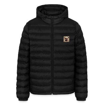 Cool Pug #2 - Lightweight Männer Steppjacke von Stanley/Stella - Schwarz - Vorne