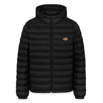Poisson-clown brodé - Veste matelassée légère homme Stanley/Stella - noir - Devant