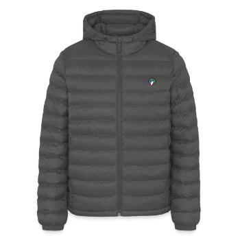 King 0f Geek - Lightweight Männer Steppjacke von Stanley/Stella - Anthrazit - Vorne