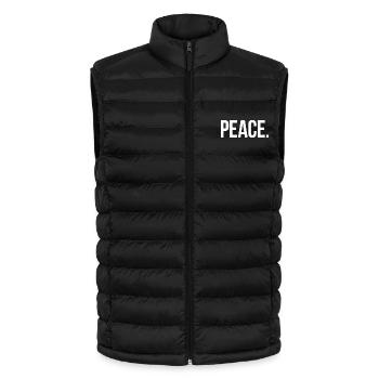 PEACE. - Schlicht und Aussagekräftig - Lightweight Männer Steppweste von Stanley/Stella - Schwarz - Vorne