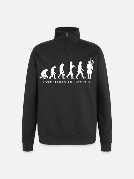 bagpipes - Quarter-Zip Sweatshirt - black