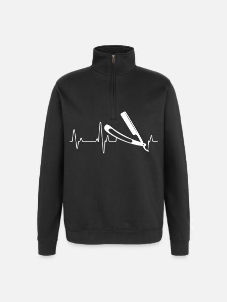 barber - Quarter-Zip Sweatshirt - black