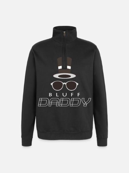 poker - Quarter-Zip Sweatshirt - black
