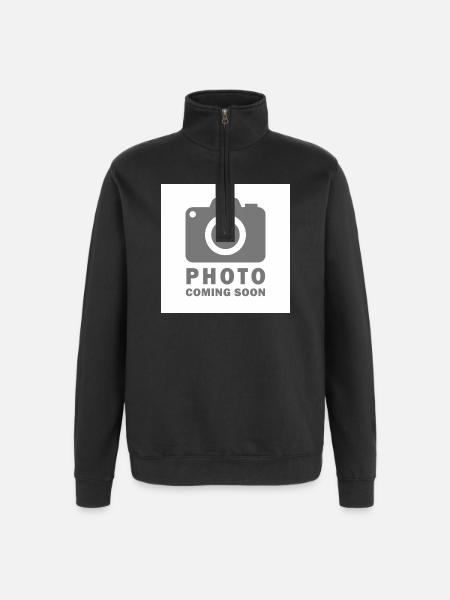 photo coming soon - Quarter-Zip Sweatshirt - black