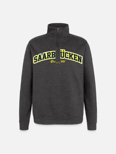 Saarbrücken - Quarter-Zip-Sweatshirt - Anthrazit
