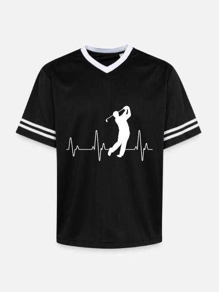 Le golf - T-shirt de foot unisexe en mesh - noir/blanc