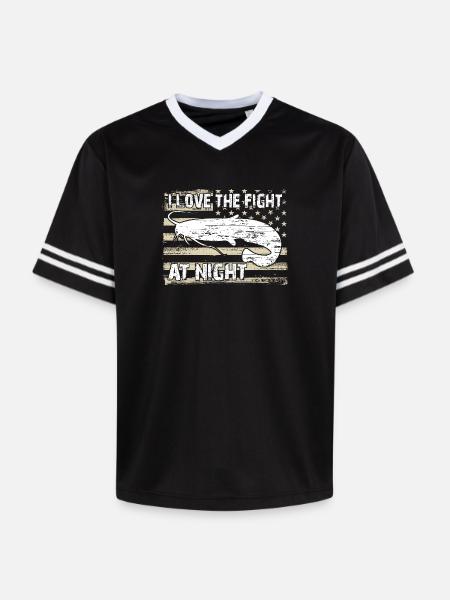 Poisson-chat - T-shirt de foot unisexe en mesh - noir/blanc