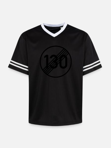 UNLIMITED 130 by Unlimited Apparel - Unisex Football Style Mesh T-Shirt - 