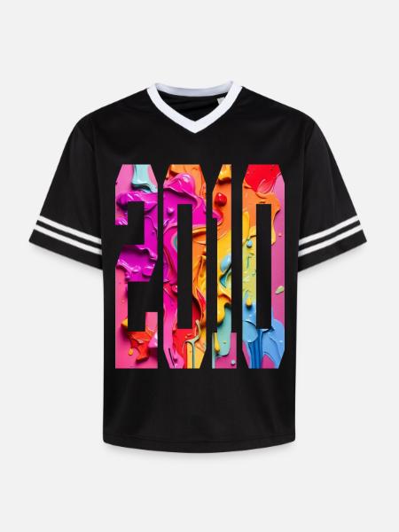 BUNT 16E ANNIVERSAIRE 2010 - T-shirt de foot unisexe en mesh - noir/blanc