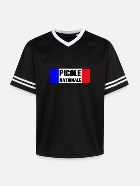 Picole Nationale - T-shirt de foot unisexe en mesh - 