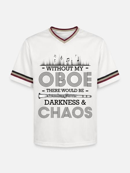 hautbois - T-shirt de foot unisexe en mesh - blanc cassé/bordeaux