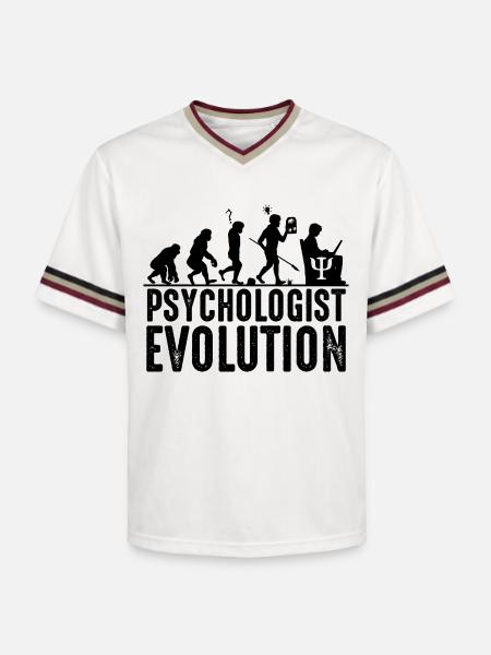 psychologue - T-shirt de foot unisexe en mesh - blanc cassé/bordeaux