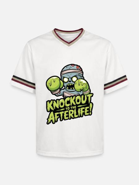 KO à la - T-shirt de foot unisexe en mesh - blanc cassé/bordeaux