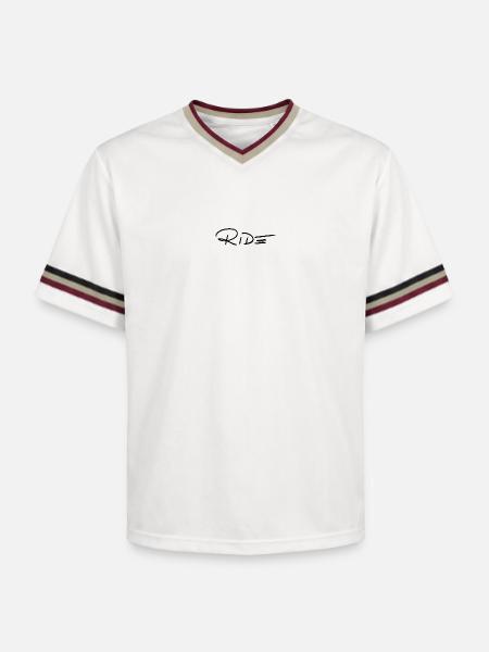 CHEVAUCHER - T-shirt de foot unisexe en mesh - blanc cassé/bordeaux