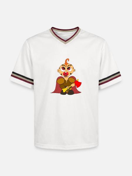Bébé Goliath - T-shirt de foot unisexe en mesh - blanc cassé/bordeaux
