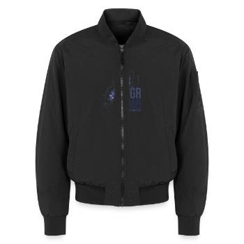 Tour du Mont Blanc GR TMB Trek Randonnée Alpes - Bomber unisexe - noir - Devant - AI Model Female 172 light (172cm) & AI Model Male 185 light (185cm)
