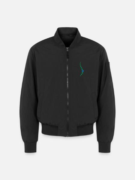 Physio 9 Logo - Unisex Bomberjacke - Schwarz
