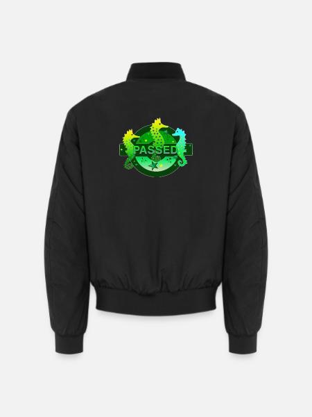 bestanden Schwimmer Schwimmerin - Unisex Bomberjacke - Schwarz