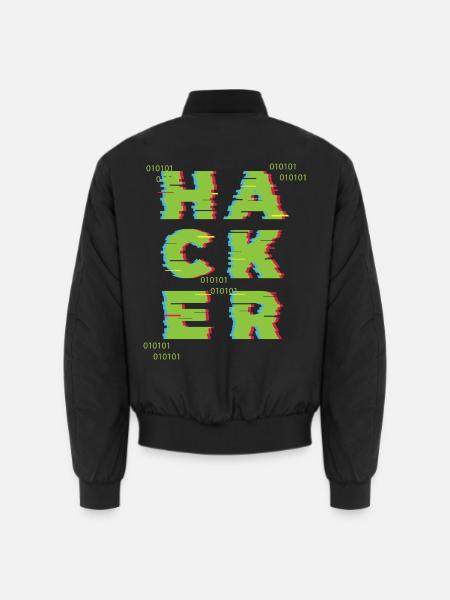 Hacker 0101 - Unisex Bomberjacke - Schwarz