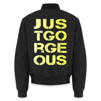 spitze der Beste die Beste gorgeous - Unisex Bomberjacke - Schwarz - Hinten - AI Model Male 185 light (185cm)
