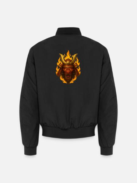 EMBER RONIN - Unisex Bomber Jacket - black