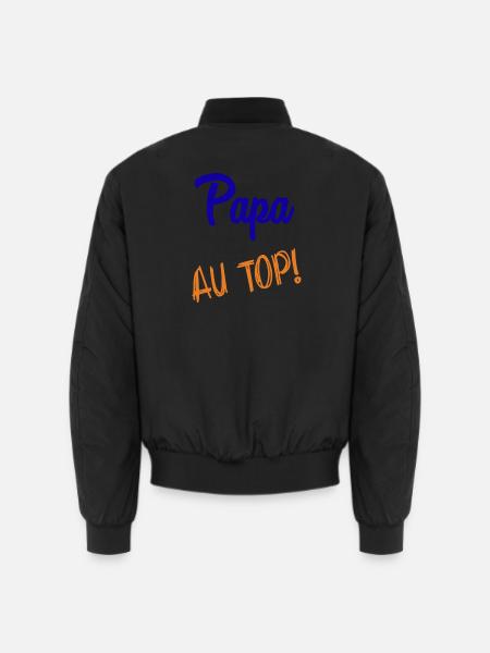 DAD - Unisex Bomber Jacket - black
