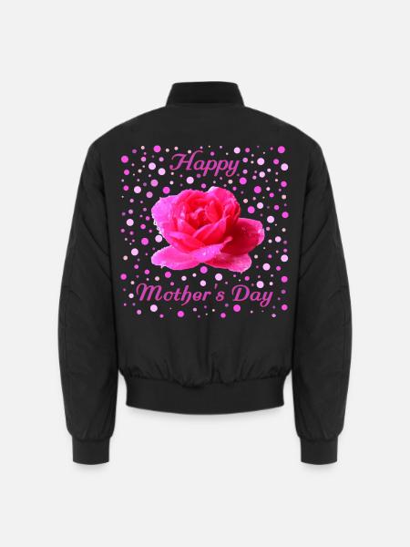 mothers day Muttertag - Unisex Bomberjacke - Schwarz