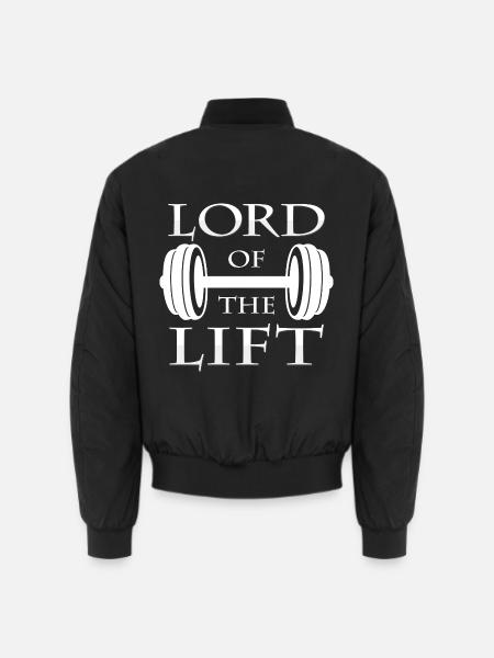 dumbbell - Unisex Bomber Jacket - black