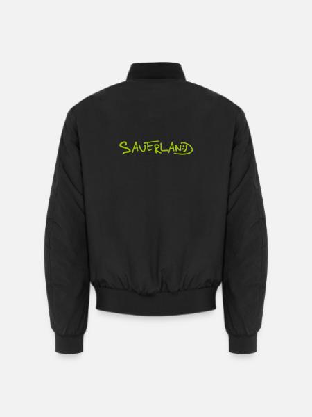 Sauerland-Logo frech und fröhlich - Unisex Bomberjacke - Schwarz