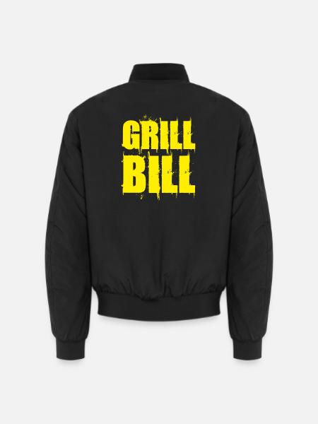 BBQ Bill - Unisex Bomber Jacket - black