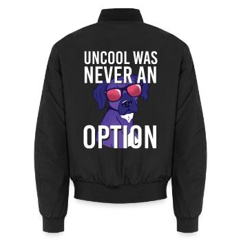 Funny Memes Lustige Bilder Witz Humor Internet - Unisex Bomberjacke - Schwarz - Hinten - AI Model Male 185 light (185cm)