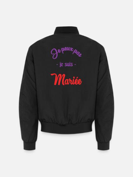 MARIEE. FUTURE MARIEE - Bomber unisexe - noir