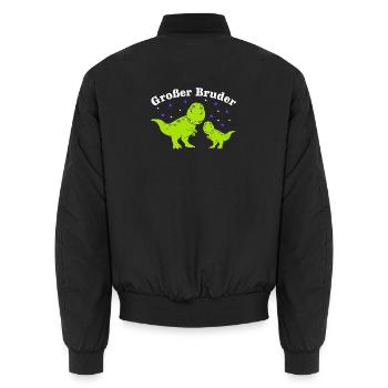 Bald Großer Bruder Ich Bin Großer Bruder - Unisex Bomberjacke - Schwarz - Hinten - AI Model Male 185 light (185cm)