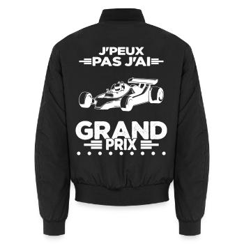 Je Peux Pas J'ai Grand Prix - Bomber unisexe - noir - Dos - AI Model Male 185 light (185cm)