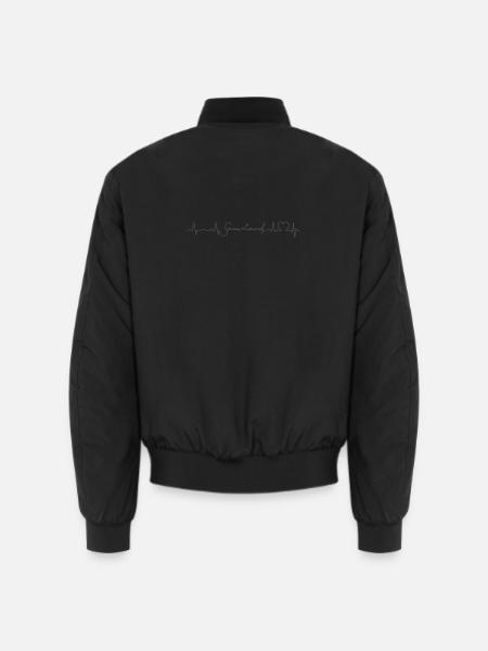 Sauerland Herzschlag grau - Unisex Bomberjacke - Schwarz