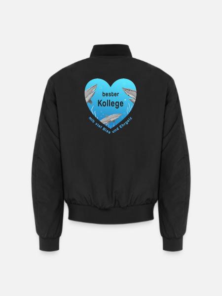 bester Kollege - Unisex Bomberjacke - Schwarz